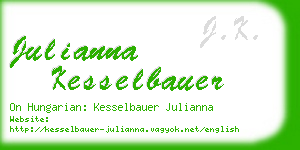 julianna kesselbauer business card